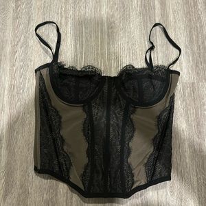 Urban Outfitters Out from Modern Love Corset- Black